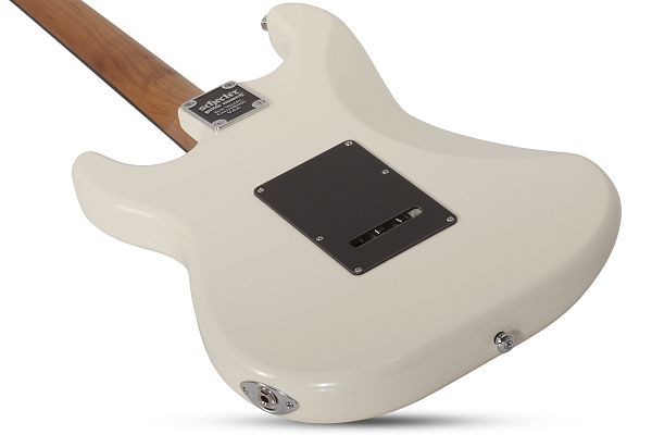 Электрогитара SCHECTER [NICK JOHNSTON TRAD-HSS A. SNOW] электрогитара 6-струнная, корпус: ольха, гриф: обоженный клён, накладка черное дерево, на болтах, звукосниматели: HSS, 22 лада, цвет: Atomic Snow