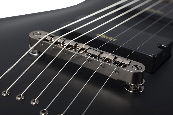 Электрогитара SCHECTER [DEMON-7  ABSN] электрогитара 7-струнная, корпус: липа, гриф: клен, накладка: венге, 24 лада, цвет: Aged Black Satin (ABSN)