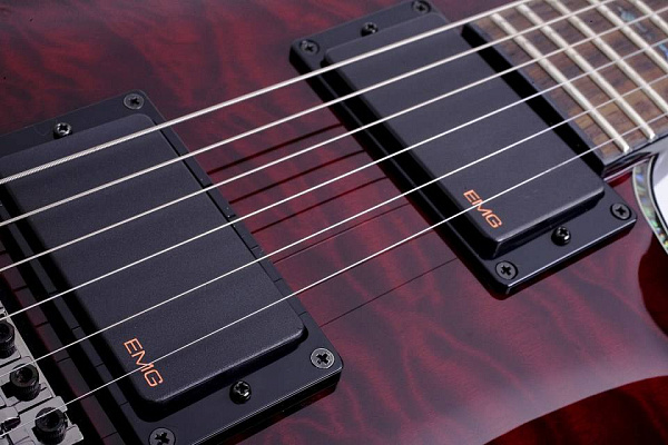 Электрогитара SCHECTER [HELLRAISER C-1 BCH] электрогитара 6-струнная, корпус: красное дерево, топ: волнистый клен, гриф: красное дерево, накладка: палиснадр, 24 лада, цвет: Black Cherry (BCH)