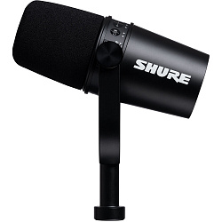 SHURE MOTIV MV7-K - Гибридный широкомембранный USB/XLR микрофон для записи/стримминга речи и вокала,