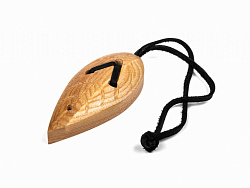 Мозеръ VB-4.1 - Деревянный футляр "лист" для варганов 60-65мм