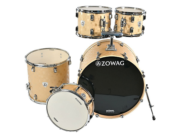 Ударная установка ZOWAG [Z3-ROCK GDS] из 5 барабанов, серия Z3 ROCK, цвет Gold Square (3 места)