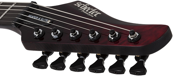 Электрогитара SCHECTER [REAPER-6 ELITE BLOOD BURST BB] электрогитара 6-струнная, корпус: красное дерево, топ: стеганый клен, гриф: венге, накладка: черное дерево, 24 лада, цвет: Blood Burst (BB)
