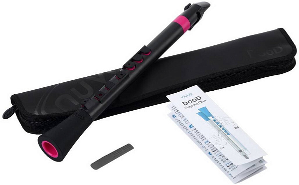 NUVO DooD (Black/Pink) блок-флейта DooD, материал - пластик, цвет - чёрный/розовый,...