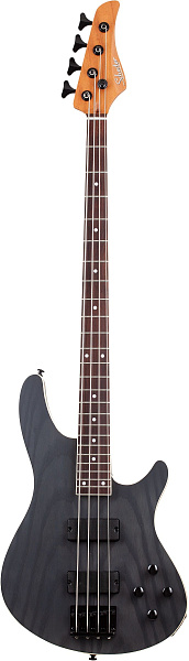 Бас-гитара SCHECTER [C-4 STANDARD CS] бас-гитара 4-струнная, корпус: красное дерево, топ из капа, гриф: печеный клен, накладка: палисандр, 24 лада, цвет Charcoal Satin (CS)