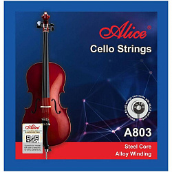 Alice A803 - Комплект струн для виолончели, никель
