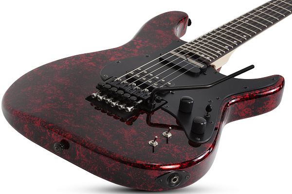 Электрогитара SCHECTER [SUN VALLEY SUPER SHREDDER FR-S RED REIGN RR] электрогитара 6-струнная, корпус: красное дерево, гриф: клен, накладка: черное дерево, 22 лада,Sustaniac, FloydRose, цвет: RED REIGN (RR)