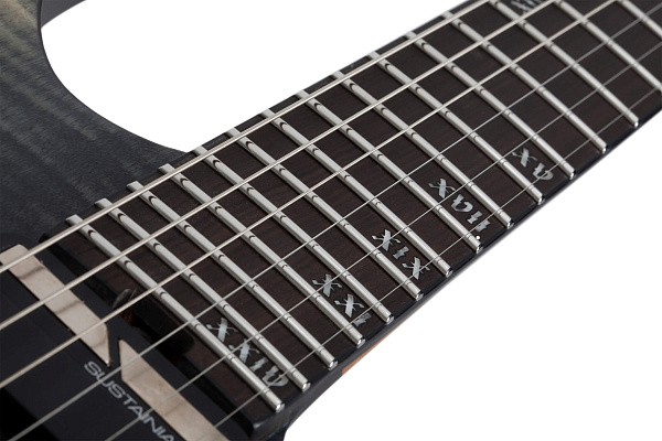 Электрогитара SCHECTER [BANSHEE MACH-6 FR-S FOB] электрогитара 6-струнная, корпус: болотный ясень,топ: огненный клен, гриф: обожженый клен, накладка: чёрное дерево, 24 лада, FloydRose, цвет: Fallout Burst (FOB)