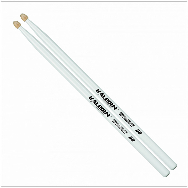 KALEDIN DRUMSTICKS 7KLHBW5B - Барабанные палочки 5B WHITE