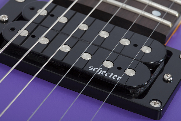 Электрогитара SCHECTER [C-6 DELUXE SDPRPL]  электрогитара 6-струнная, корпус: липа, гриф: клен, накладка: палисандр, 24 лада, цвет Satin Dark Purple (SDPRPL)