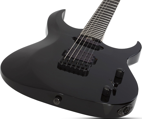 Электрогитара SCHECTER [SUNSET-6 TRIAD GBLK] электрогитара 6-струнная, корпус: ньятон, гриф: клен/палисандр, накладка: черное дерево, 24 лада, цвет: Gloss Black (GBLK)