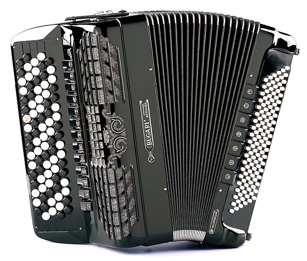 Bugari Armando 480/CHC Баян готово-выборный (87)46/120-4/5-13+M+7 с микрофоном, кейсом.