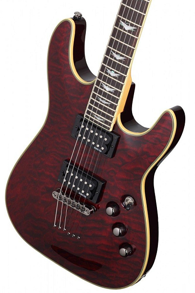 Электрогитара SCHECTER [OMEN EXTREME-6 BCH] электрогитара 6-струнная, корпус: красное дерево, топ: стеганый клен, гриф: клен, накладка: палисандр, 24 лада, цвет: Black Cherry (BCH)
