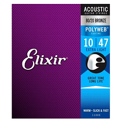 Elixir 11000 (10-47) - Струны для акустической гитары