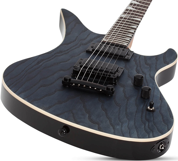 Электрогитара SCHECTER [AVENGER STANDARD CS] электрогитара 6-струнная, корпус: красное дерево, топ из капа, гриф: печеный клен, накладка: палисандр, 24 лада, цвет Charcoal Satin (CS)