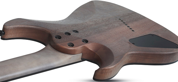 Электрогитара SCHECTER [OMEN ELITE-7 MS CHAR] электрогитара 7-струнная, мультимензур, корпус: красное дерево, топ: кап, гриф: клен, накладка: палисандр, 24 лада, цвет: Charcoal (CHAR)