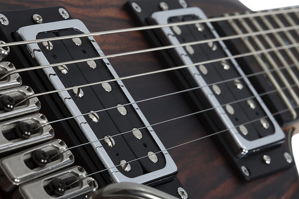 Электрогитара SCHECTER [C-1 EXOTIC TREM  EBONY] электрогитара 6-струнная, корпус: красное дерево, топ: черное дерево, гриф: запеченый клен, накладка: черное дерево, 24 лада, цвет: Ebony