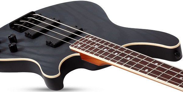 Бас-гитара SCHECTER [C-4 STANDARD CS] бас-гитара 4-струнная, корпус: красное дерево, топ из капа, гриф: печеный клен, накладка: палисандр, 24 лада, цвет Charcoal Satin (CS)