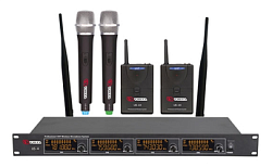 VOLTA US-4X (716,90/622,665/524,00/520,10) Микрофонная радиосистема с 2-я ручными и 2-я головными