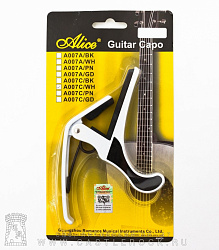Alice A007C/WH - Каподастр для классической гитары