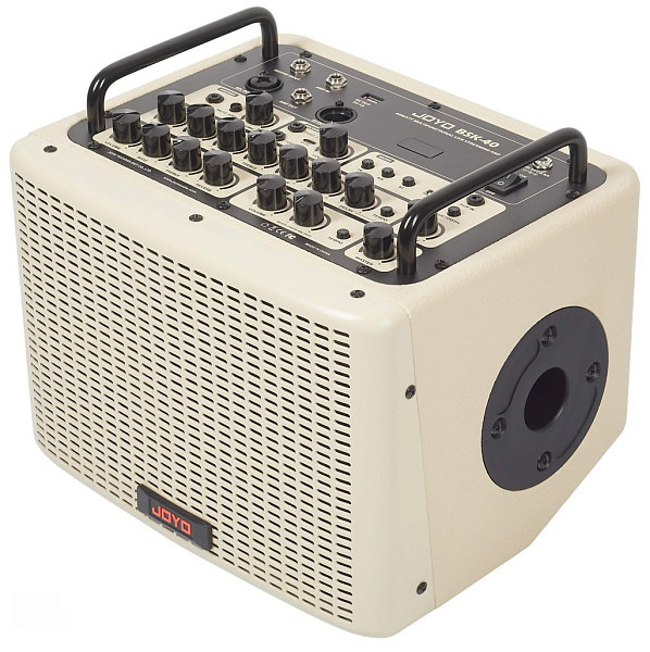 BSK-40-WH Комбоусилитель для акустической гитары, 40Вт, белый, Joyo