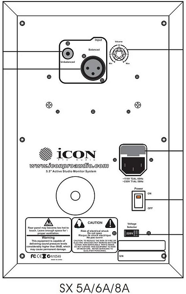 ICON SX-8A - Студийный монитор