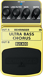Behringer BUC400- педаль эффектов (стерео-хорус) для бас-гитар¶