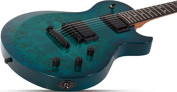Электрогитара SCHECTER [SOLO-II STANDARD OBB] электрогитара 6-струнная, корпус: красное дерево, топ из капа, гриф: печеный клен, накладка: палисандр, 22 лада, цвет Ocean Blue Burst (OBB)