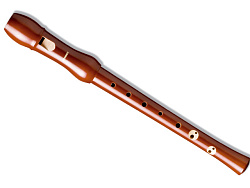 Hohner B9550 Блок-флейта C-soprano, бароко, темно-лакированное грушевое дерево.система барокко