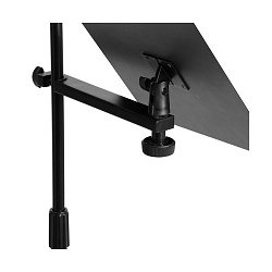 OnStage MSA7011 - подставка-пюпитр, крепится к микрофонной стойке, цвет черный
