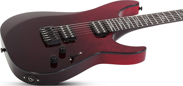 Электрогитара SCHECTER [REAPER-6 ELITE BLOOD BURST BB] электрогитара 6-струнная, корпус: красное дерево, топ: стеганый клен, гриф: венге, накладка: черное дерево, 24 лада, цвет: Blood Burst (BB)