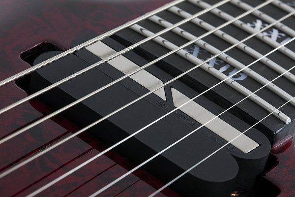 Электрогитара SCHECTER [C-7 APOCALYPSE RED REIGN RR] электрогитара 7-струнная, корпус: болотный ясень, гриф: клен, накладка: черное дерево, 24 лада, цвет: Red Reign (RR)