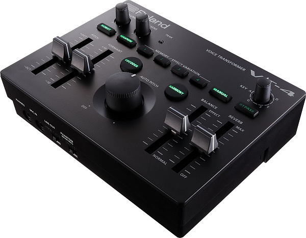 Вокальный процессор ROLAND [VT-4] Voice Transformer, 4 варианта каждого из эффектов — Robot, Megaphone, Vocoder, Harmony, Reverb, возможно управление по MIDI