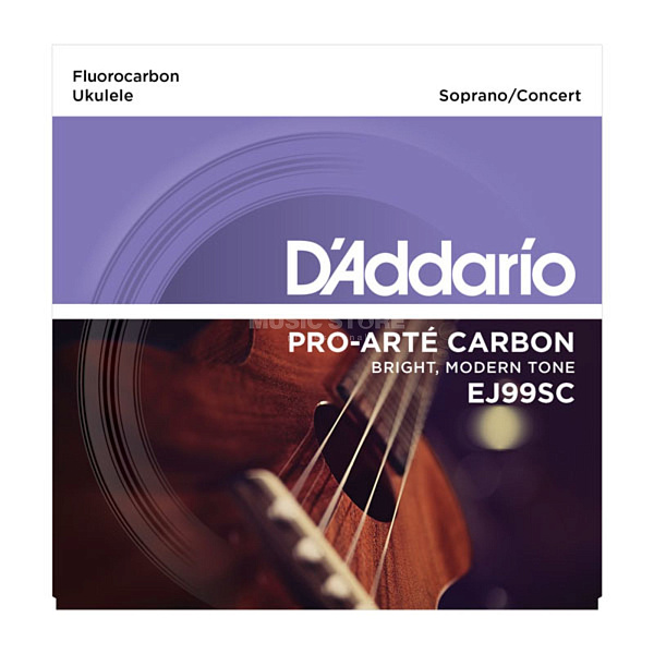 D'Addario EJ99SC Pro-Arte Carbon Комплект струн для укулеле сопрано/концертного.