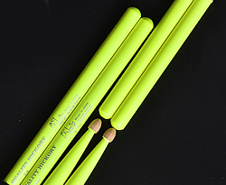 10101003009 Fluorescent Series 7A - Барабанные палочки, желтые, орех гикори, HUN