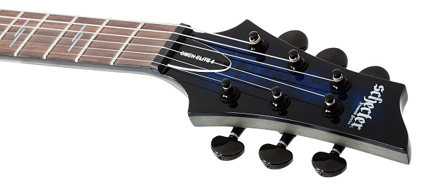 Электрогитара SCHECTER [OMEN ELITE-6 STBB] электрогитара 6-струнная, корпус: красное дерево, топ: кап, гриф: клен, накладка: палисандр, 24 лада, цвет: See-Thru Blue Burst (STBB)