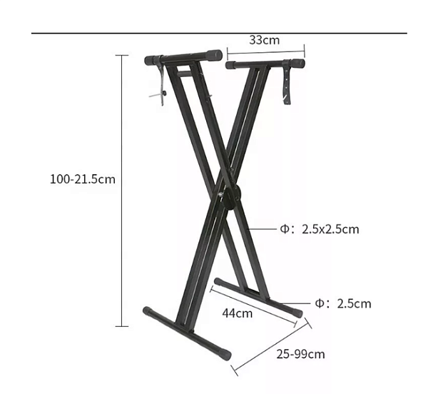 Hebikuo Q-2XB - Стойка для клавишных инструментов