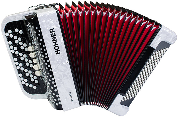 HOHNER Nova III 96 white (C-stepped) - Баян