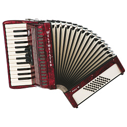 Weltmeister Perle Red 26/48/II/3 Аккордеон, цвет красный.