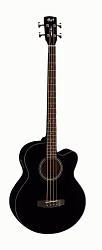 Cort AB850F-BK Acoustic Bass Series Электро-акустическая бас-гитара, с вырезом, черная