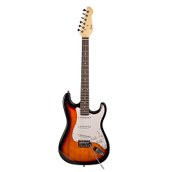 Omni ST-3S SB - Электрогитара Stratocaster, цвет санберст