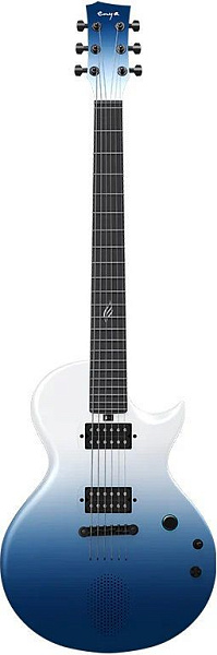 Enya NOVA GO SONIC/Ocean Blue - Электрогитара Les Paul со встроенными эффектами с чехлом, цвет синий