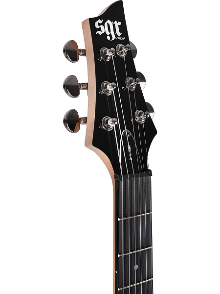 Электрогитара SCHECTER [C-1 SGR BY SCHECTER BLK] электрогитара 6-струнная, с чехлом, корпус: липа, гриф: клен, накладка: палисандр, 24 лада, цвет Black (BLK)