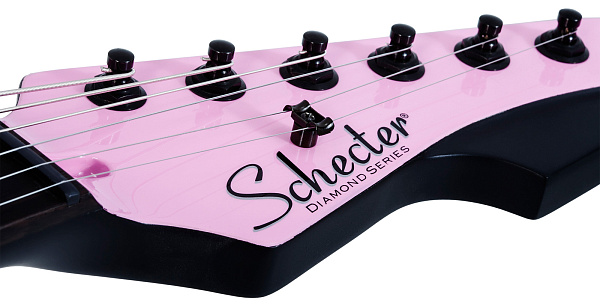 Электрогитара SCHECTER [PT-MGK HP] электрогитара 6-струнная, именная модель Machine Gun Kelly, корпус: ольха, гриф: клён, накладка: черное дерево, 24 лада , цвет: HOT PINK (HP)