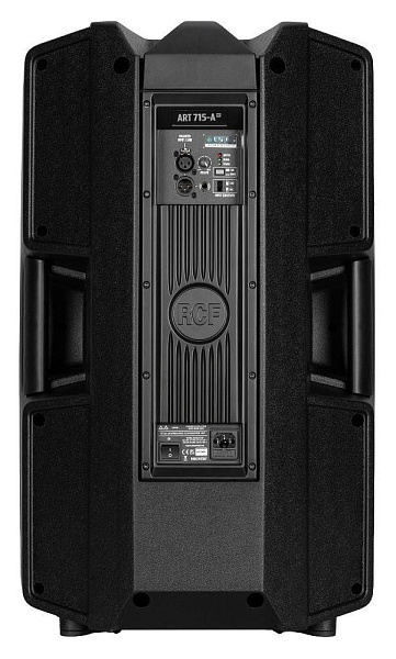 Активная акустическая система RCF [ART 715-A MK5] мощность 1400 Вт peak,  700 Вт RMS, усилители D-класса: 500+ 200 Вт, 50 Гц - 20 кГц, 130 дБ, динамики: 15" + 1", рупор 90° х 60°, вход: комбо XLR/Jack, FIR фильтры, выход XLR, защита от перегрузки, перегр