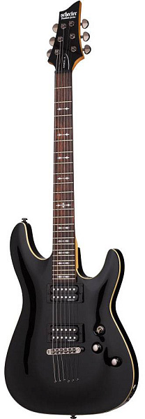 Электрогитара SCHECTER [OMEN-6 2012 BLK] электрогитара 6-струнная, корпус: липа, гриф: клен, накладка: палисандр, 24 лада, цвет: Gloss Black (BLK)