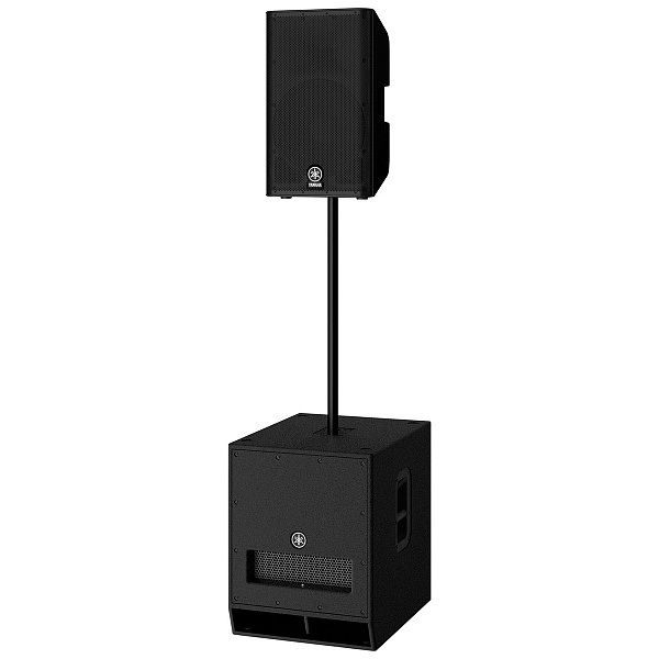 Сабвуфер Yamaha [DXS15MKII] активный, 15", 800W, 135dB, 40Hz~150Hz, вход XLR-3-31 x 2, сквозной выход 2 х XLR3-32 (параллельно с INPUT), гнездо 35мм, болты М20. Цвет: чёрный.