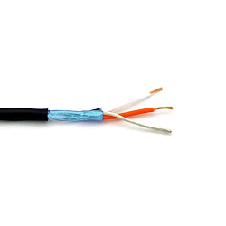 ESHINE E2S-018B - Симметричный микрофонный кабель,  25 AWG, 0,16 кв.мм черный
