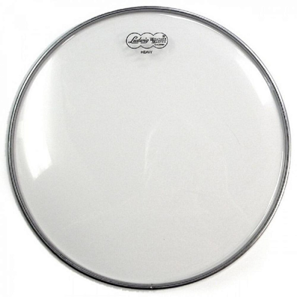 Пластик для барабана LUDWIG LW214W 14" Heavy, двойной с глицерином, с напылением, белый