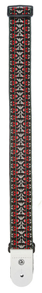 Planet Waves 50G01 Woven - Ремень для гитары текстильный, без наплечника, рисунок "Hootenanny Red"